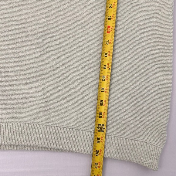 Free People Ottoman Slouchy Tunic Sweater Womens M Light Green Oversized Ribbed - Picture 8 of 8